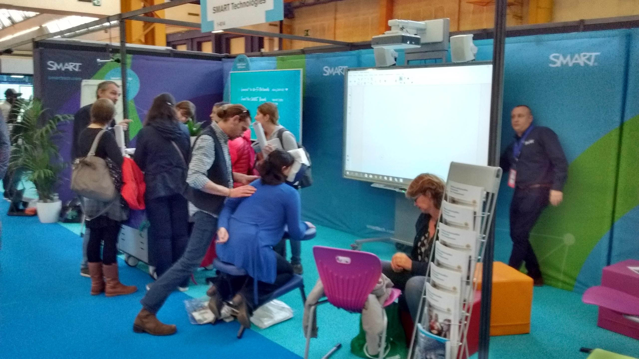 Massage assis au  Salon Educ